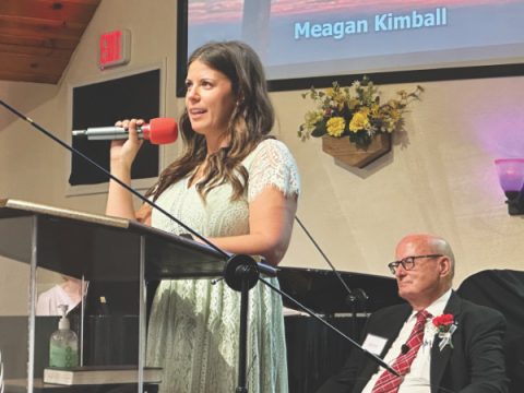 Meagan Kimball presents special music and her memories of growing up in the Kingman church.
