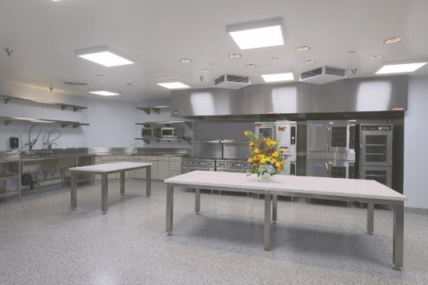 The newly renovated kitchen.