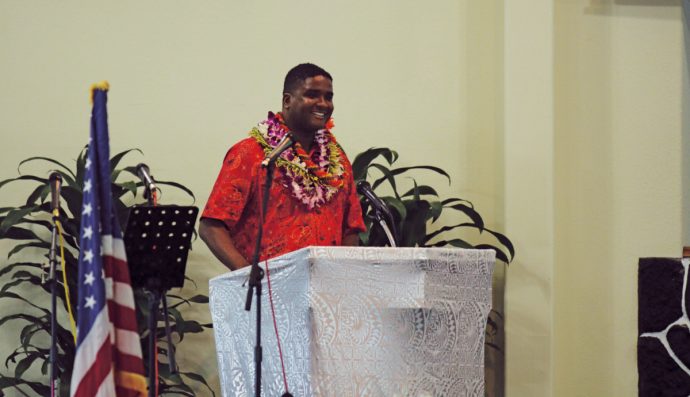 Andre Weston is Ordained on the Big Island