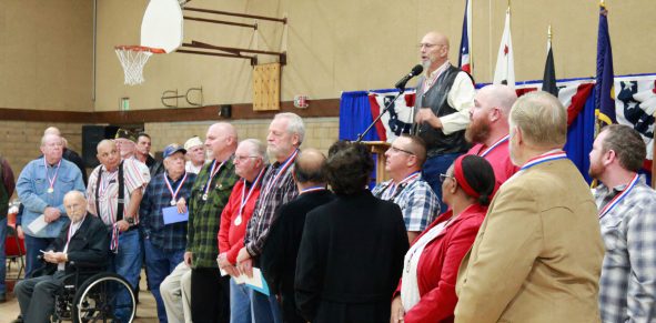 Veterans honored at recognition event.