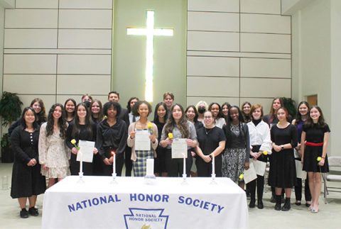 The TAA Royals inducted 17 new members into their National Honor Society Chapter.